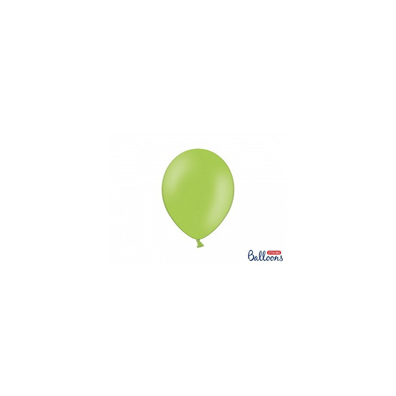 Ballons anniversaire couleur verte - Set de dix ballons de baudruche