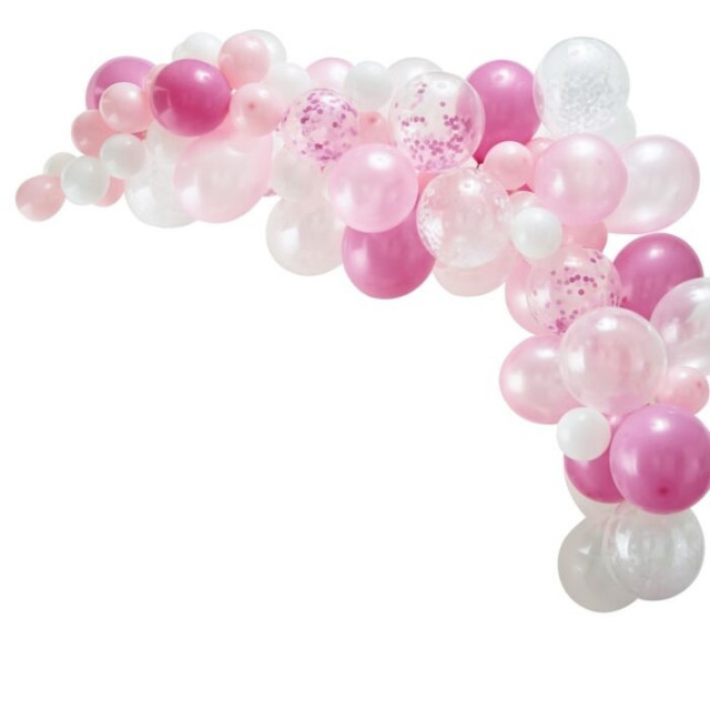 Arche Ballons Rose Et Or – La Boite à Dragées