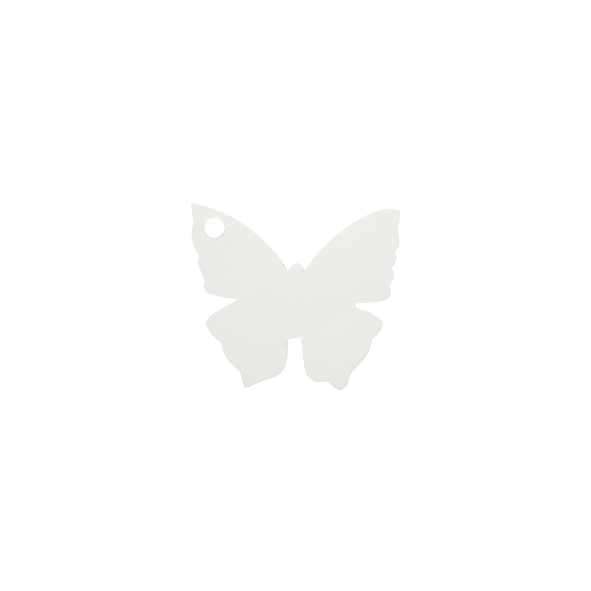 Etiquettes Personnalisées Rectangle Papillon x12