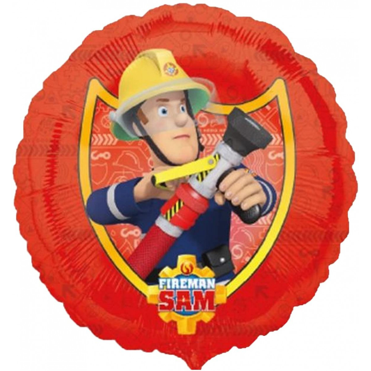 ballon hélium alu anniversaire camion de pompier