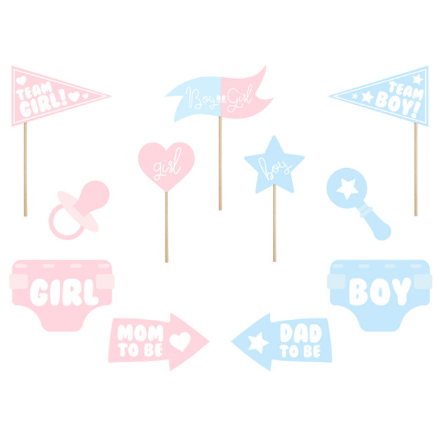 Kit photobooth gender reveal