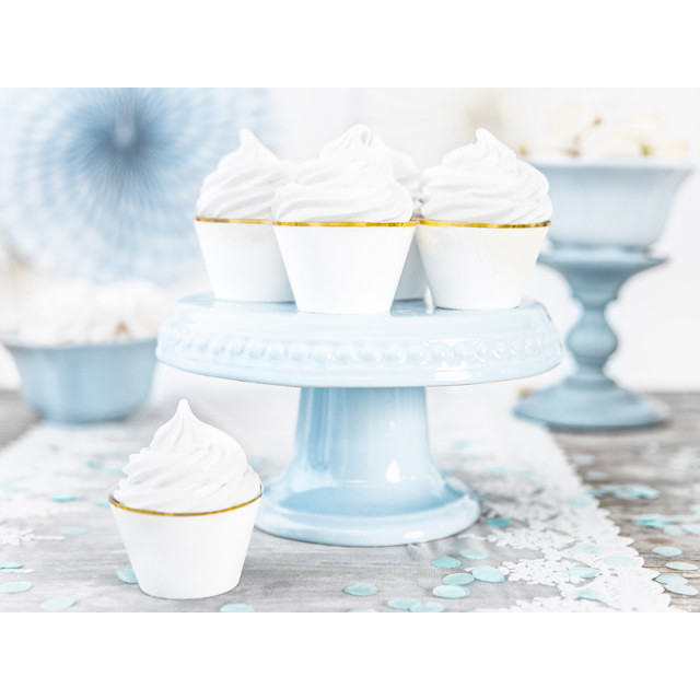 Caissettes Cupcakes Blanc Ideal Ceremonies Communions Baptemes