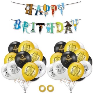 Ballon anniversaire Harry Potter - Lot de 6 – La Boite à Dragées