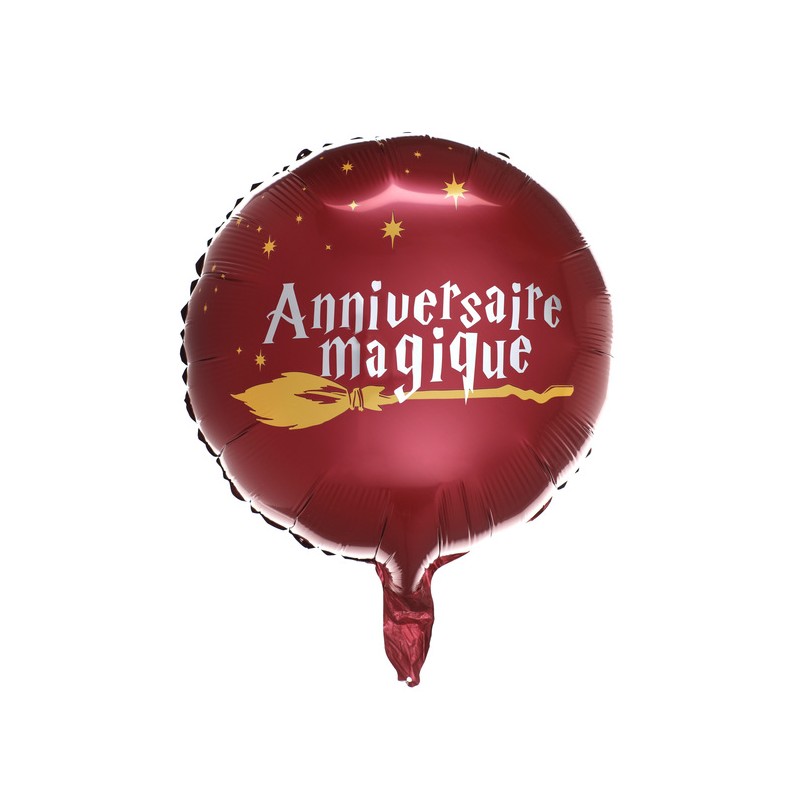 Ballon Anniversaire Argent 45 cm