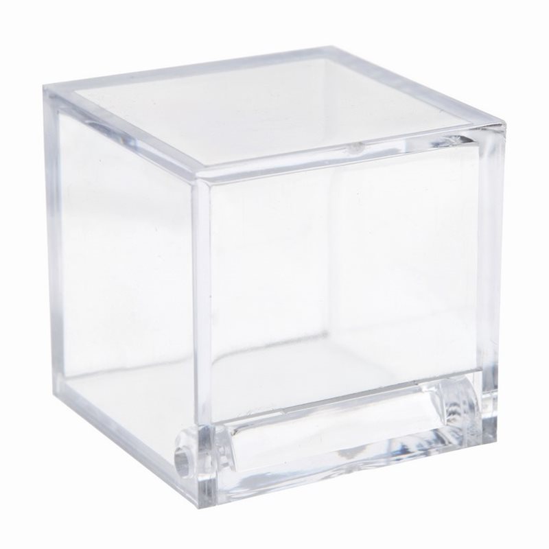 Tétine sur boite cube - Boîte à dragées Baptême - Dragées Braquier