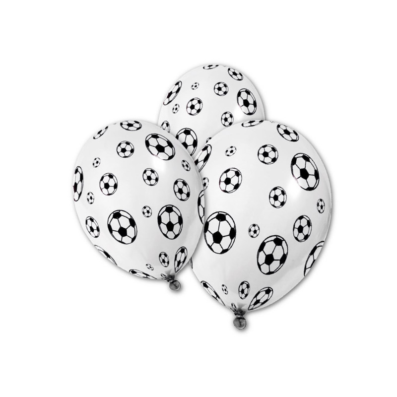 Ballons De Foot Baudruche - Décorations Sports 