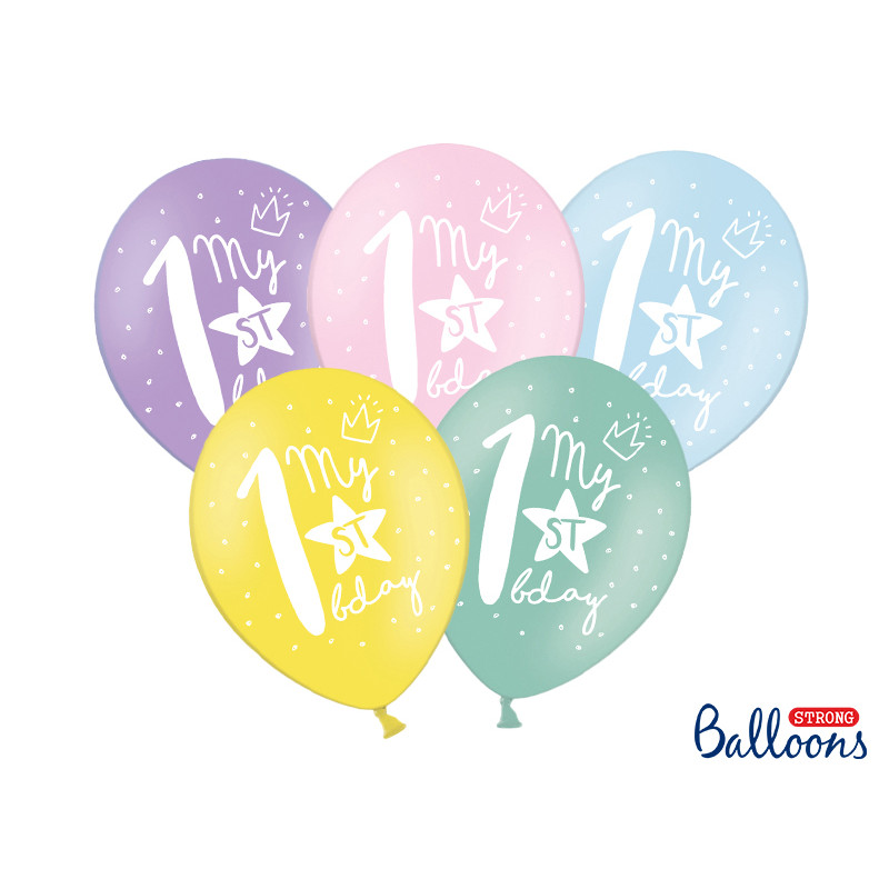 Ballons chiffre 1 - Ballon anniversaire 1 an